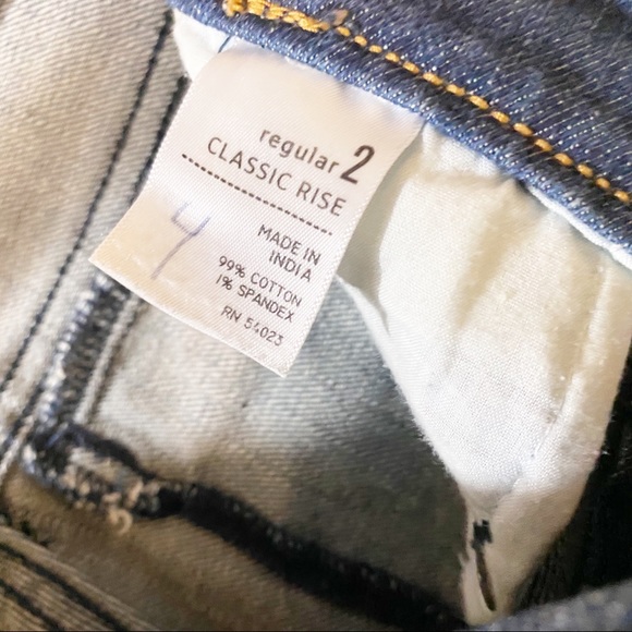 💋3/$20💋Old Navy Sweetheart Bootcut Denim Blue Jeans - Picture 7 of 7